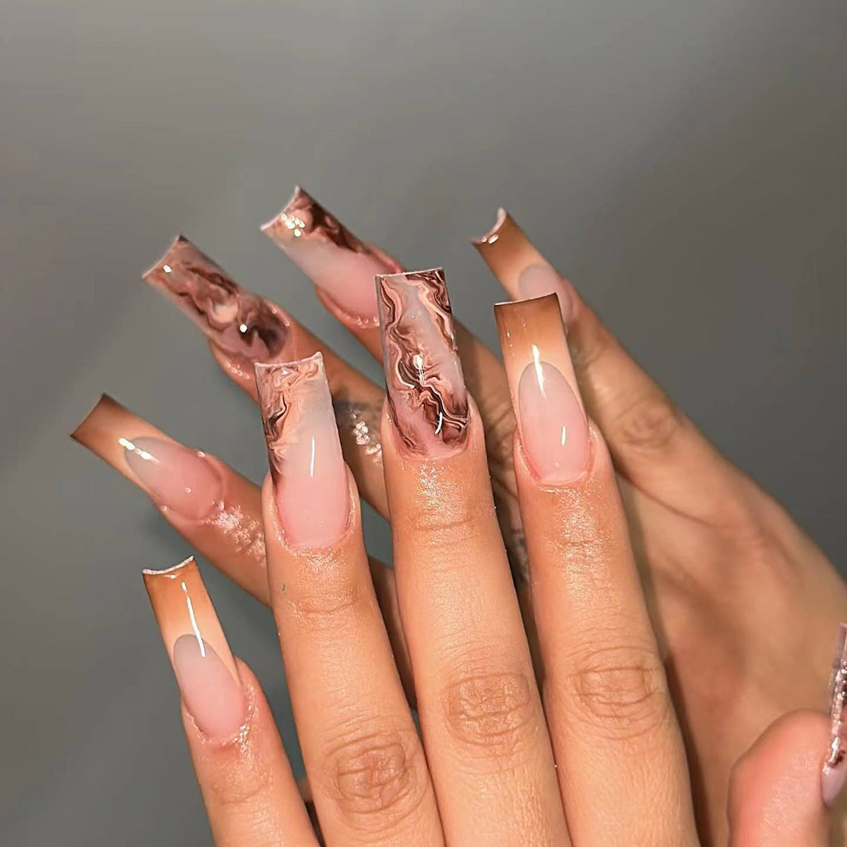 Artistic and Elegant Gel Nails