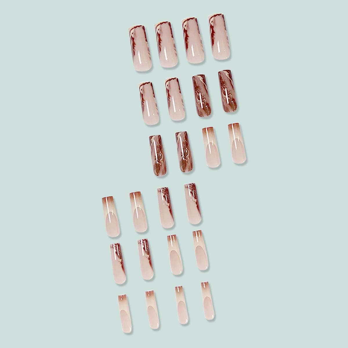 Artistic and Elegant Gel Nails