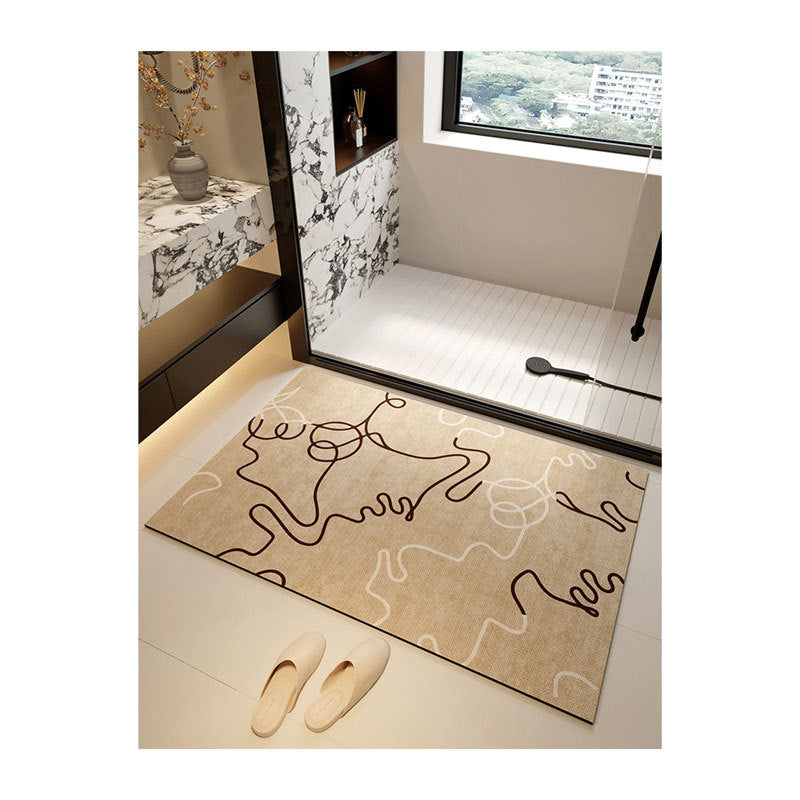 Artistic Bathroom Mat