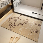 Artistic Bathroom Mat