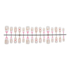 Artistic Floral Accent Press-On Nails