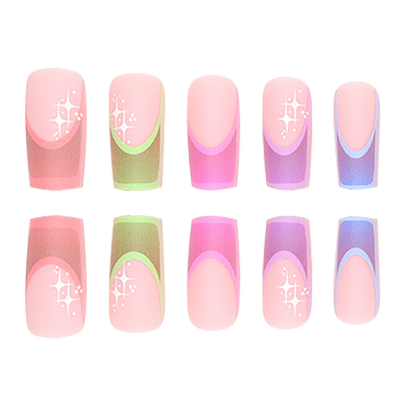 Artistic French Style Nail Tips