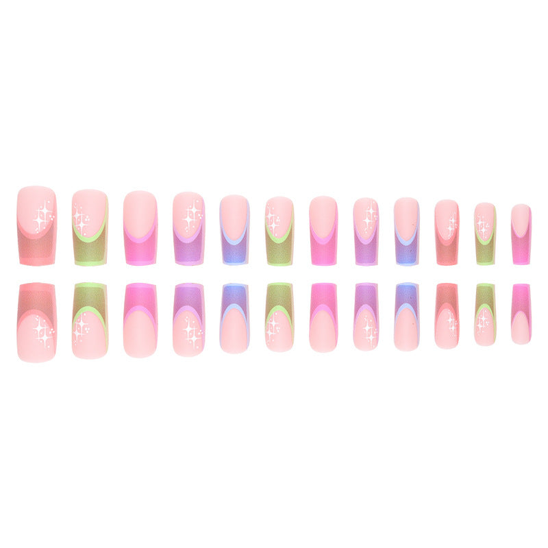 Artistic French Style Nail Tips