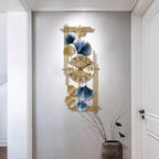 Artistic Ginkgo Leaf Wall Clock