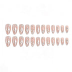 Artistic Glitter Accent Press-On Nails