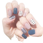 Artistic Nail Design with Glamorous Accents