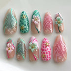 Artistic Press-On Nail Designs