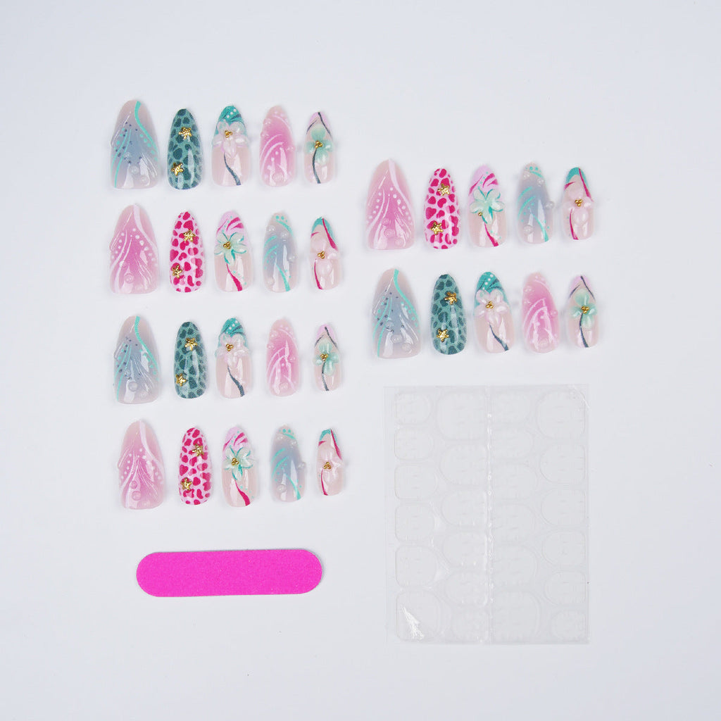 Artistic Press-On Nail Designs