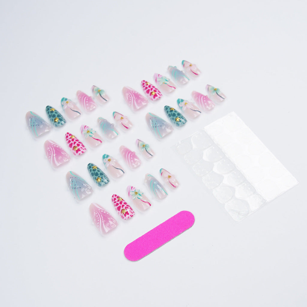 Artistic Press-On Nail Designs