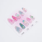 Artistic Press-On Nail Designs