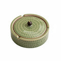 Ashtray | Handcrafted Glazed Ceramic & Natural Wood Lid