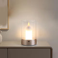 AuraFlame LED Candle – Gesture Control & Stepless Dimming | USB Rechargeable | Warm Light 2400K