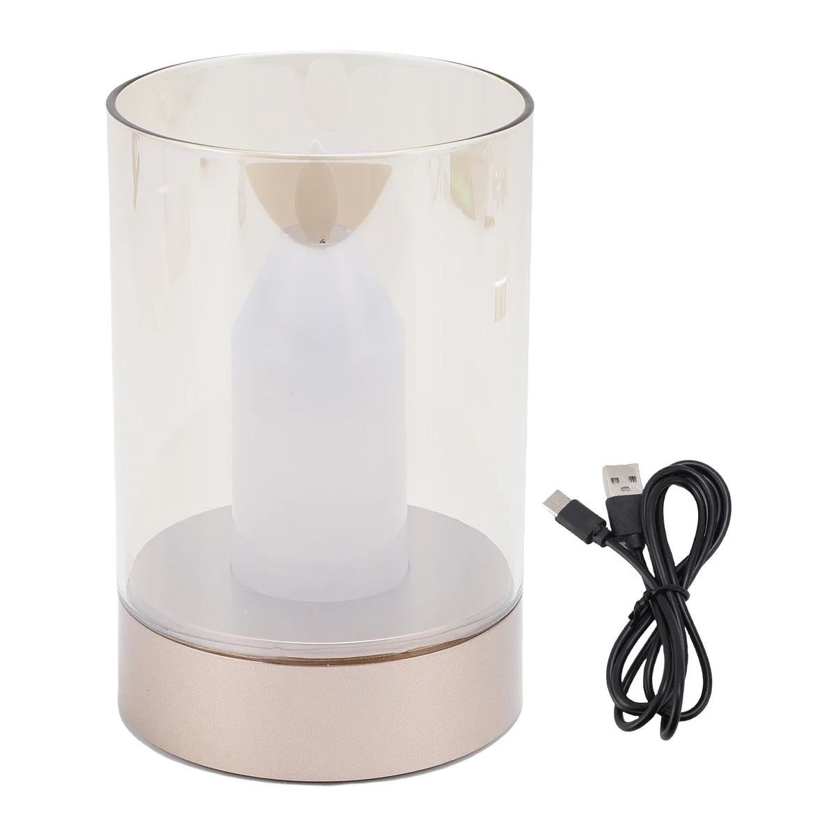 AuraFlame LED Candle – Gesture Control & Stepless Dimming | USB Rechargeable | Warm Light 2400K