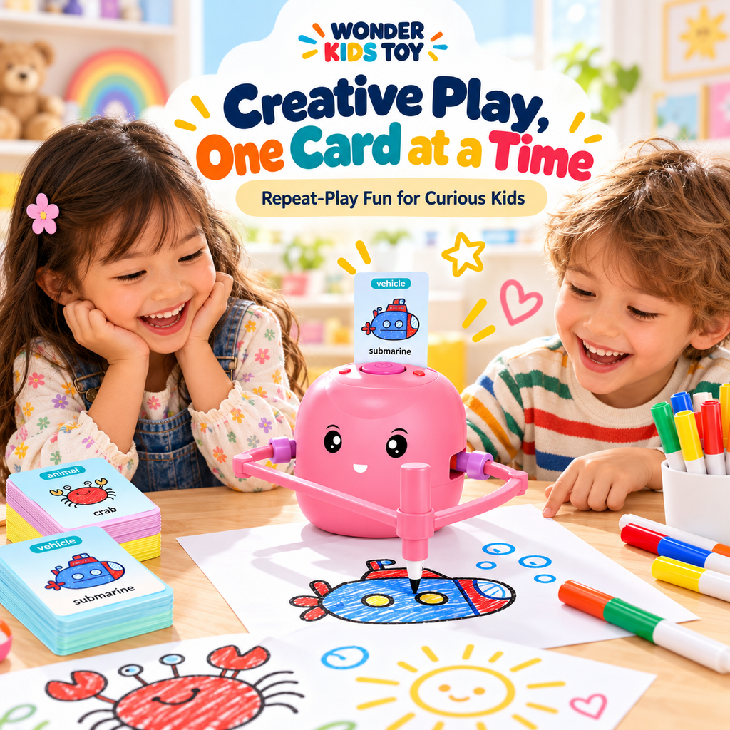 Automatic Drawing Robot Toy for Kids