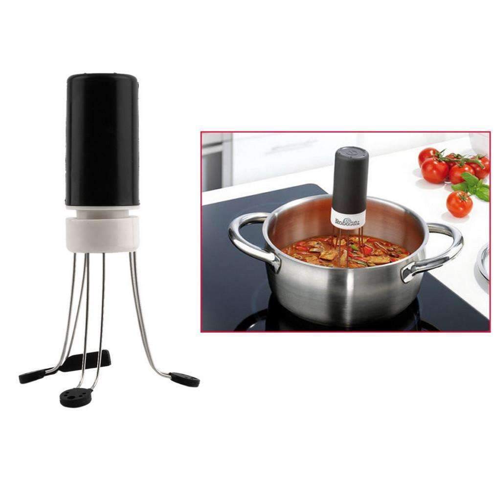 Automatic hands-free pot stirrer