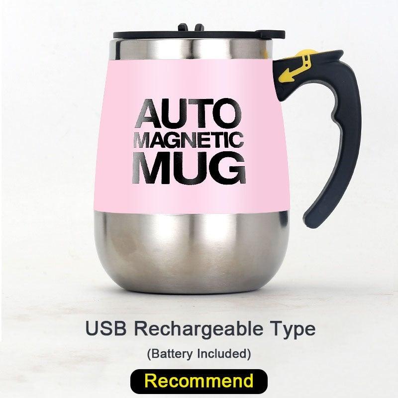 Automatic Self-Stirring Magnetic Mug