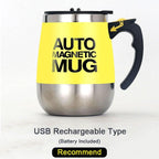 Automatic Self-Stirring Magnetic Mug