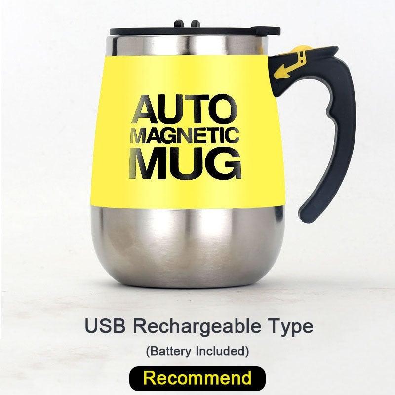 Automatic Self-Stirring Magnetic Mug