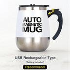 Automatic Self-Stirring Magnetic Mug