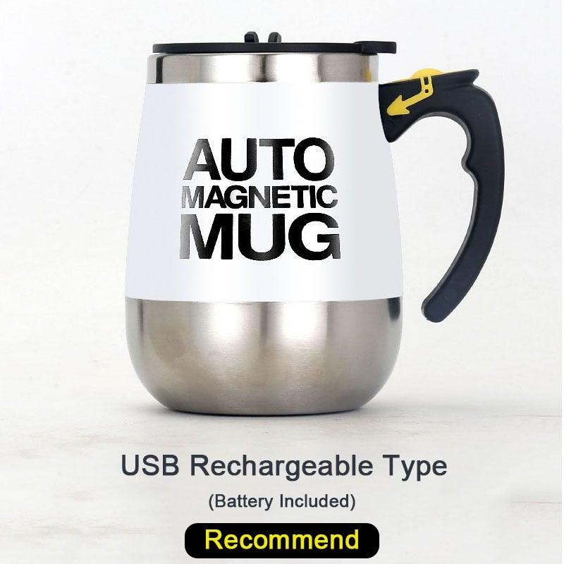 Automatic Self-Stirring Magnetic Mug