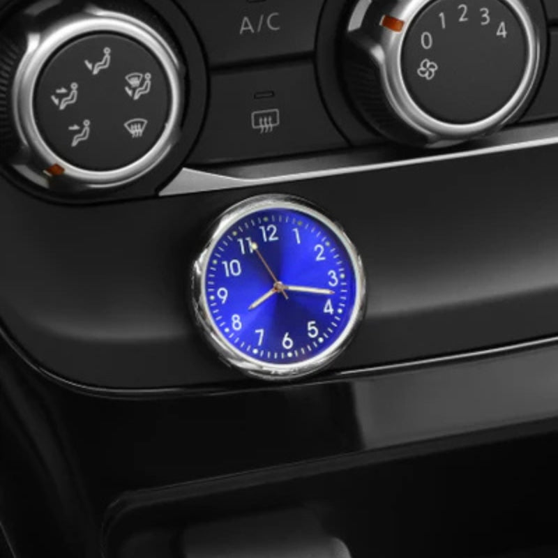 AutoTime Mini Analogue Watch – Self-Adhesive and Stylish Design for Car Interior