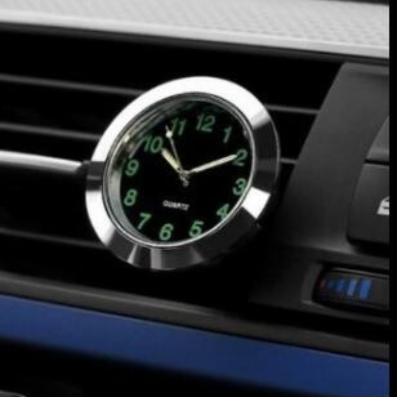 AutoTime Mini Analogue Watch – Self-Adhesive and Stylish Design for Car Interior
