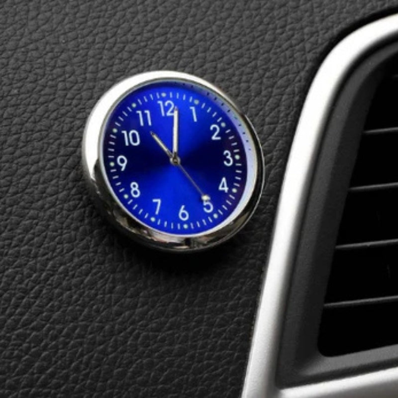 AutoTime Mini Analogue Watch – Self-Adhesive and Stylish Design for Car Interior