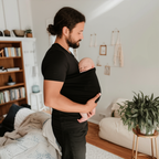 Babywearing T-Shirt with Built-in Baby Pouch and Stretchy Cotton, Machine Washable
