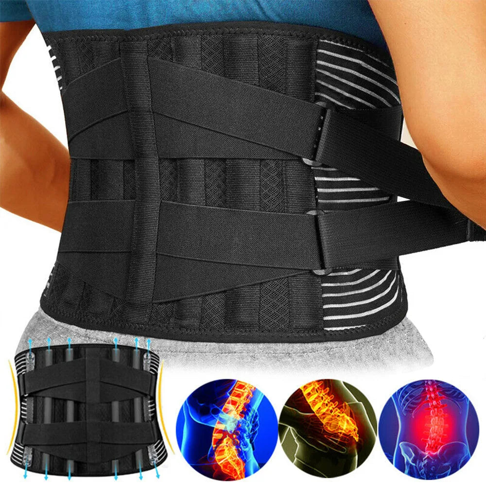 Back Support | Lumbar Support Belt | 360-Degree Stabilisation | OrthoFlexa