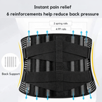 Back Support | Lumbar Support Belt | 360-Degree Stabilisation | OrthoFlexa