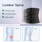 Back Support | Lumbar Support Belt | 360-Degree Stabilisation | OrthoFlexa