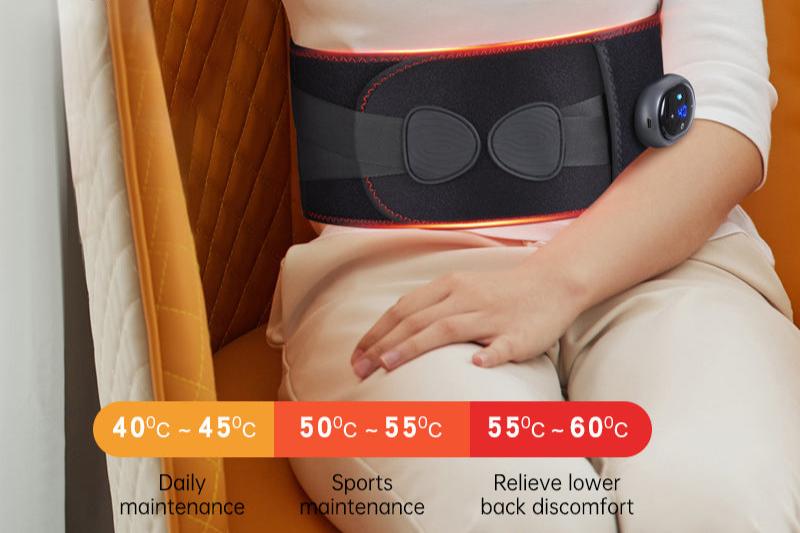 BackEase back massager with infrared heating and vibration
