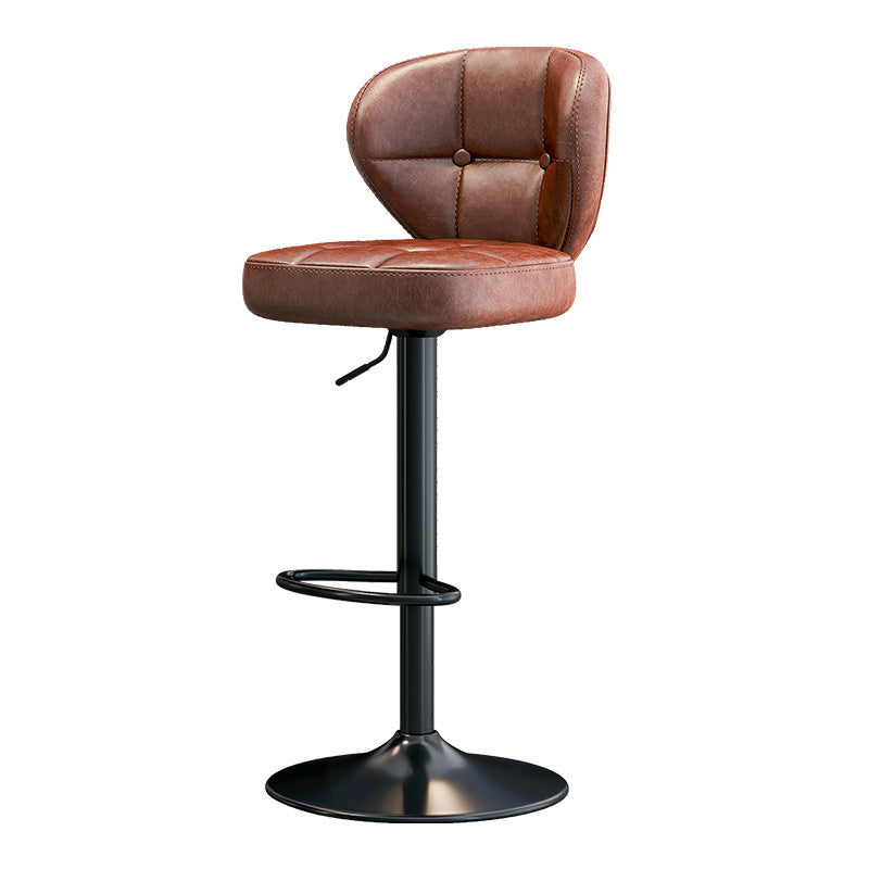 Bar Stool with Comfortable Cushioning and Height Adjustment