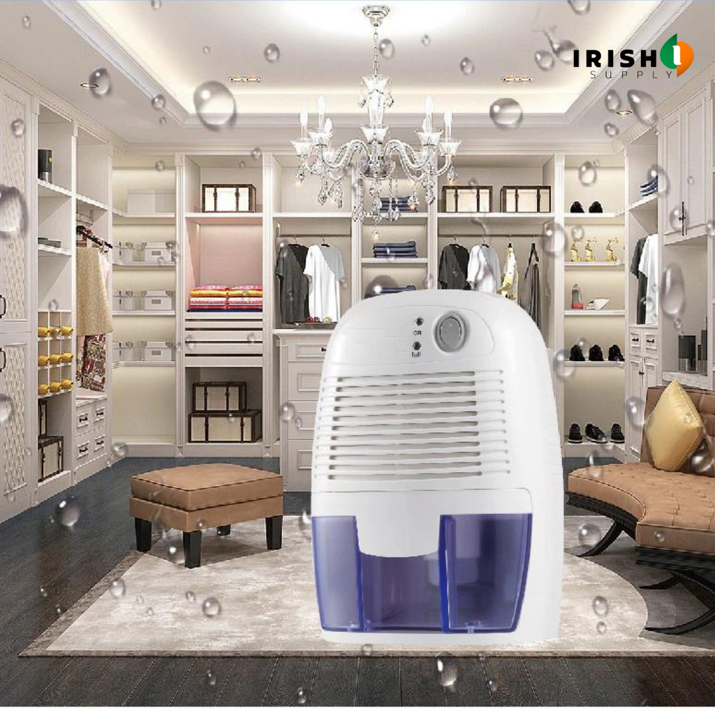 Basement Crawl Space Mini Dehumidifier for Bathroom with 500 ml Tank Portable Compact Design