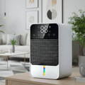 Basement Crawl Space Mini Dehumidifier for Bedroom with LED Touch Panel 1.5 Litre Tank and Drain Hose