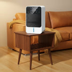Basement Crawl Space Mini Dehumidifier for Bedroom with LED Touch Panel 1.5 Litre Tank and Drain Hose