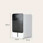Basement Crawl Space Mini Dehumidifier for Bedroom with LED Touch Panel 1.5 Litre Tank and Drain Hose