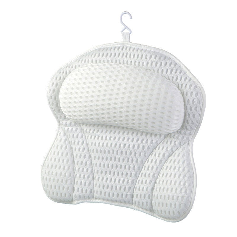 Bathtub Spa Cushion – Ultra-Soft Bath Pillow with Suction Cups