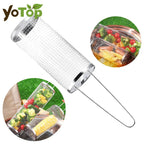 BBQFlare ProGrid Basket – Grill Directly Over Charcoal with Stainless Steel & Ergonomic Handle