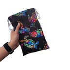 Beach towel with colourful sea turtle design