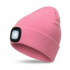 Beanie Hat with Rechargeable LED Headlight