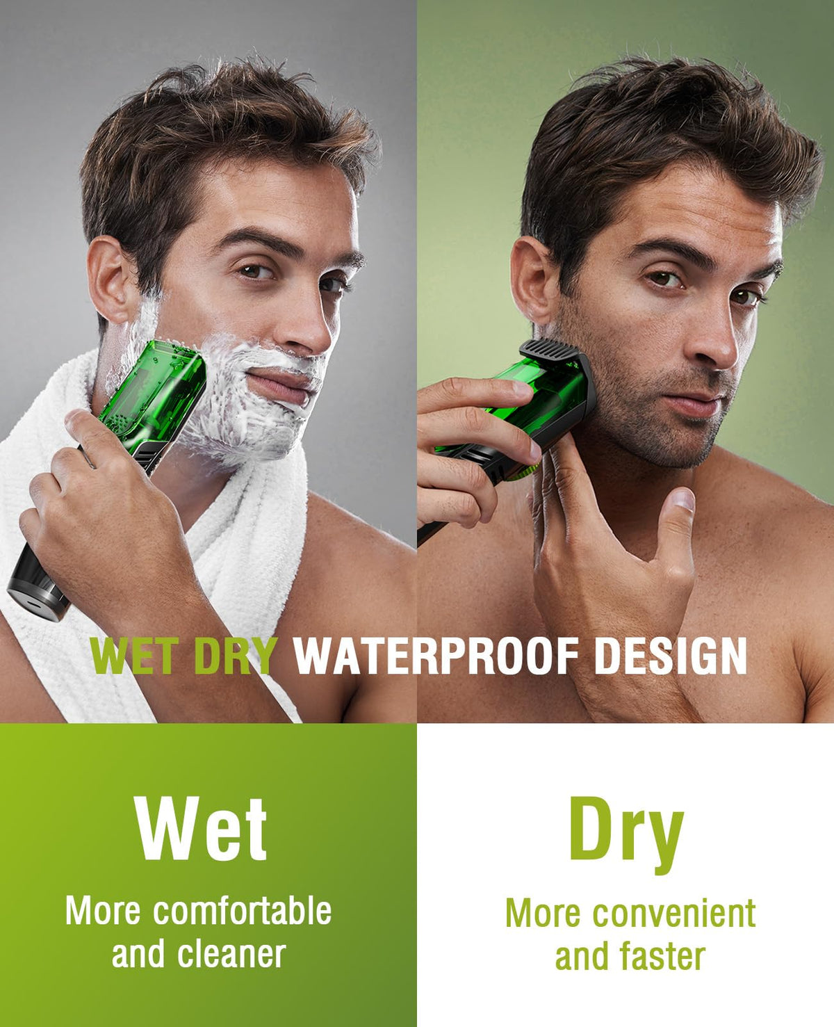 Beard Trimmer for Men with Vacuum System