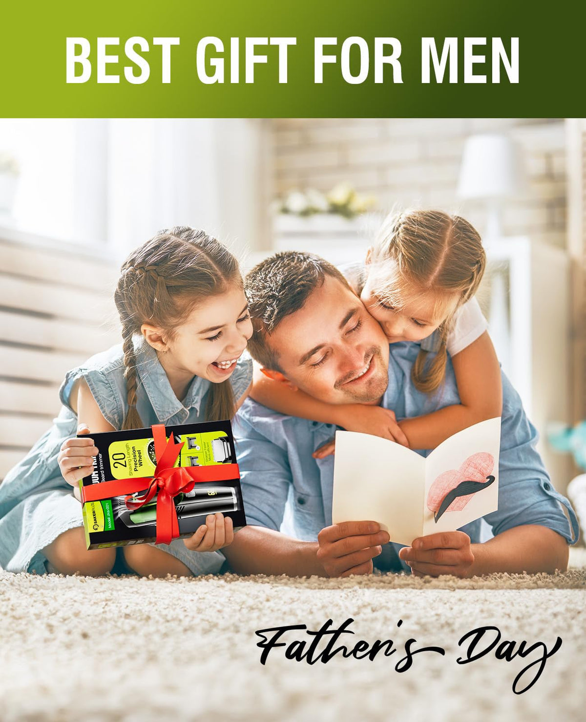 Beard Trimmer for Men with Vacuum System
