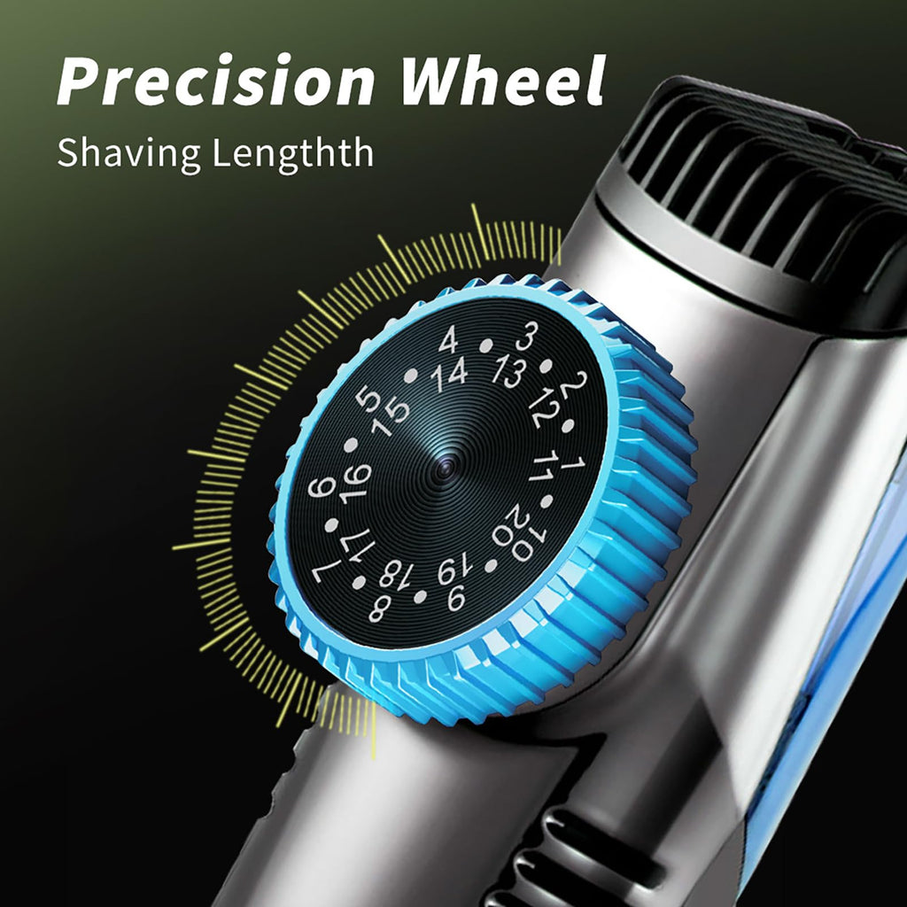 Beard Trimmer for Men with Vacuum System
