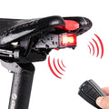 Bicycle Rear Light with Remote Control Alarm Lock
