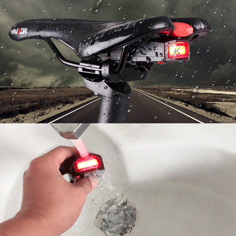 Bicycle Rear Light with Remote Control Alarm Lock
