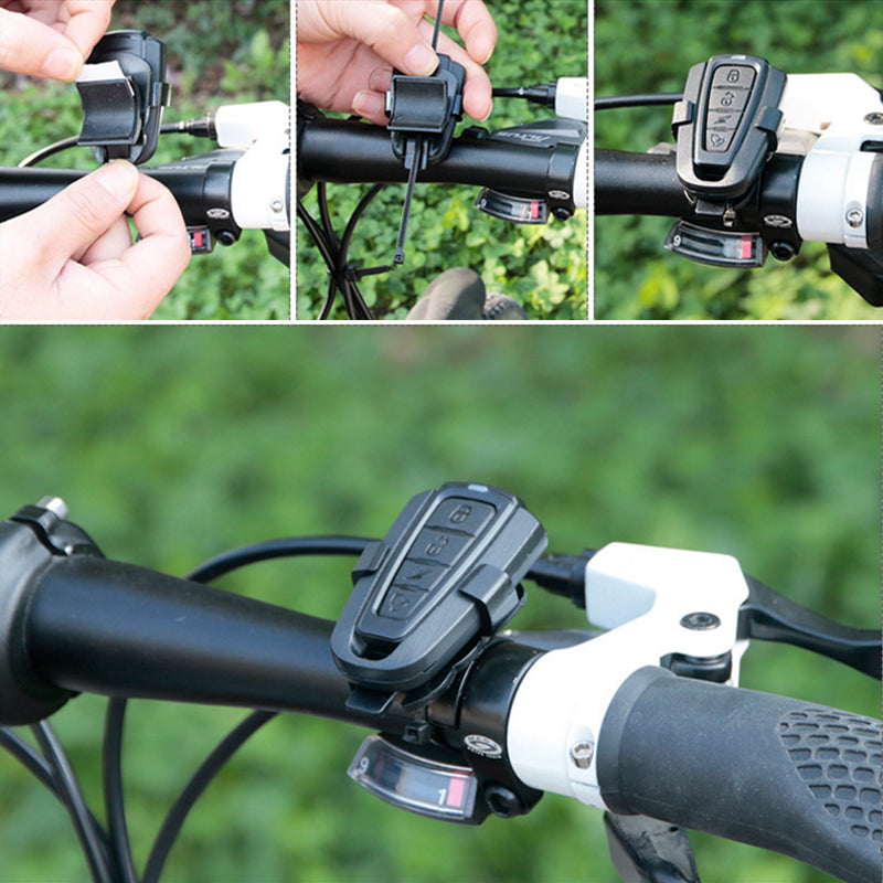 Bicycle Rear Light with Remote Control Alarm Lock