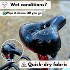 Bike Saddle | Ergonomic Comfort | Shock-Absorbing | RideRelief