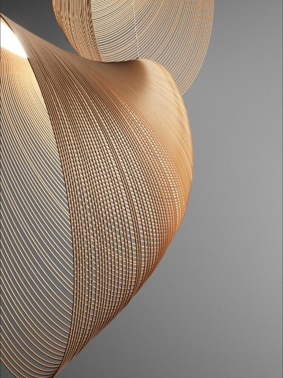 Birchwood Pendant Light by LumaBirch for Cosy Living Rooms