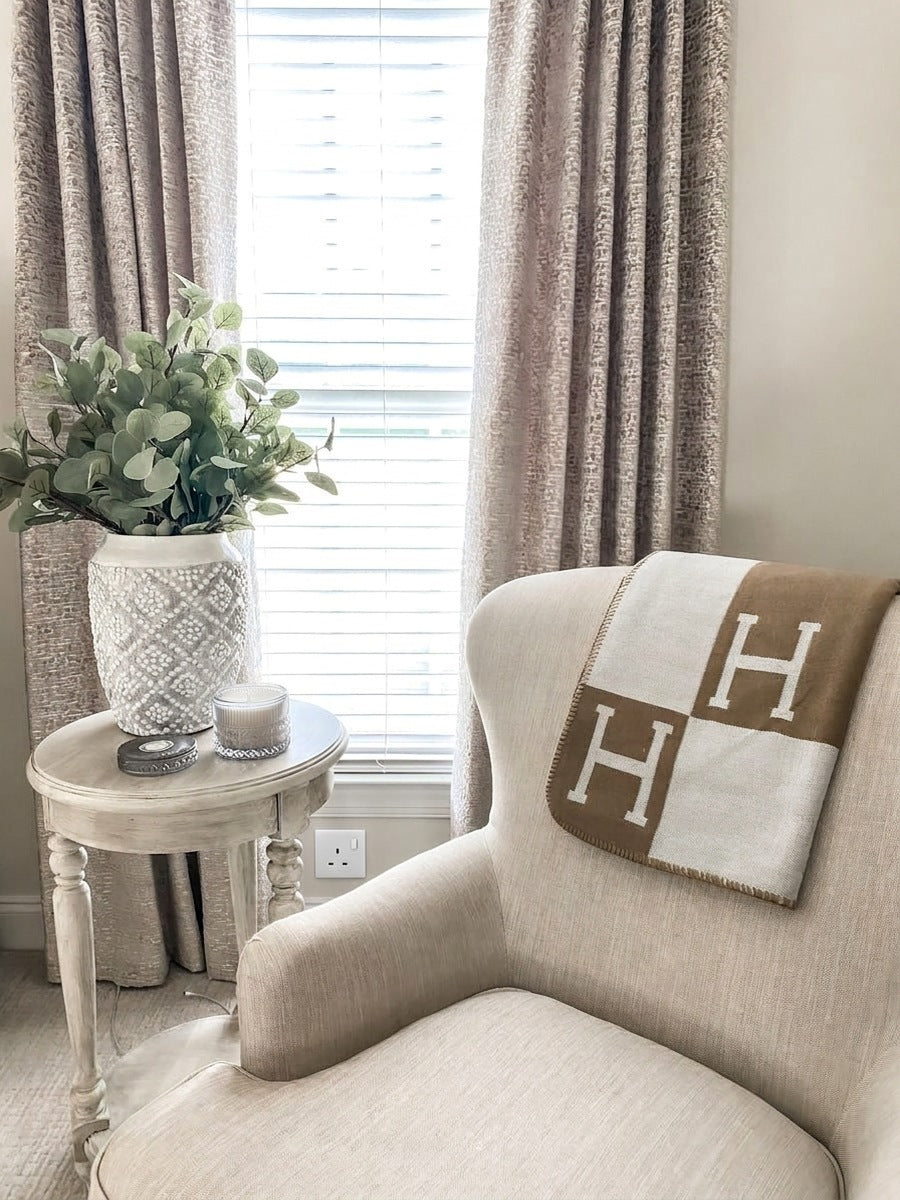 Blend Throw Blanket | Soft Warm Knit for Sofa, Bed or Armchair